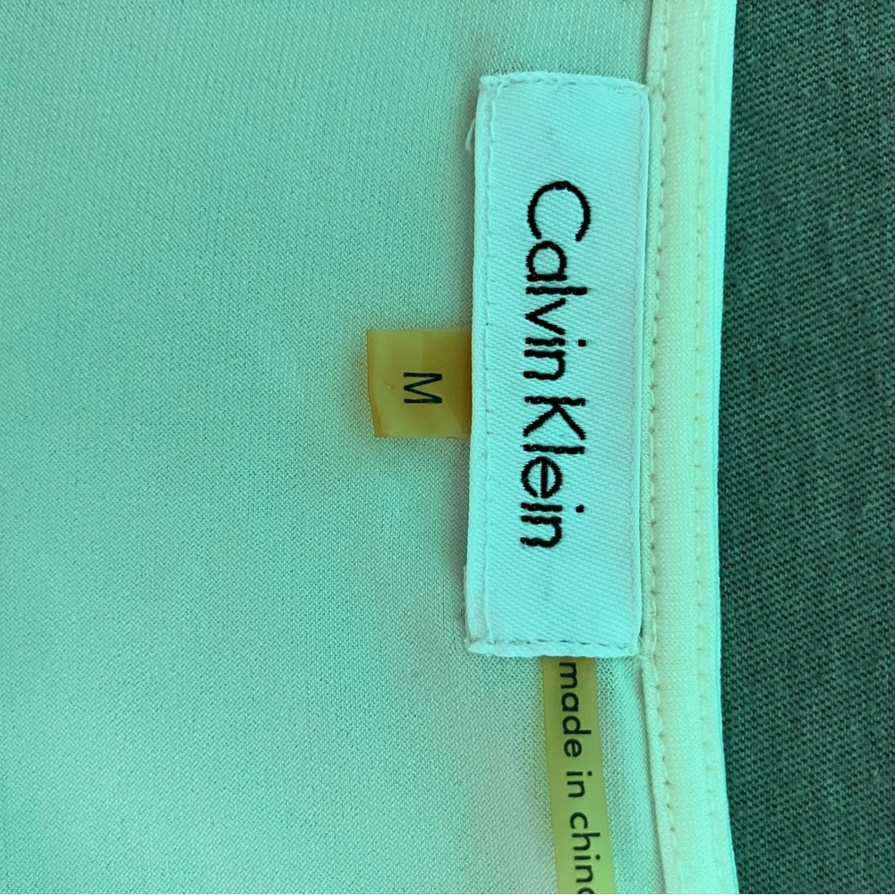 Calvin Klein Light Green Sleeveless Tank Top - Picture 2 of 5